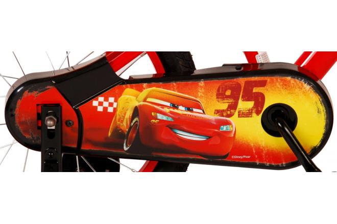 Rower dziecięcy Disney Cars - chłopięcy - 16 cali - czerwony