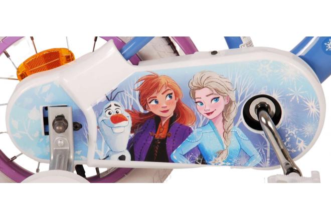 Rower dziecięcy Disney Frozen 2 - Dziewczęce - 12 cali - Niebieski / Fioletowy