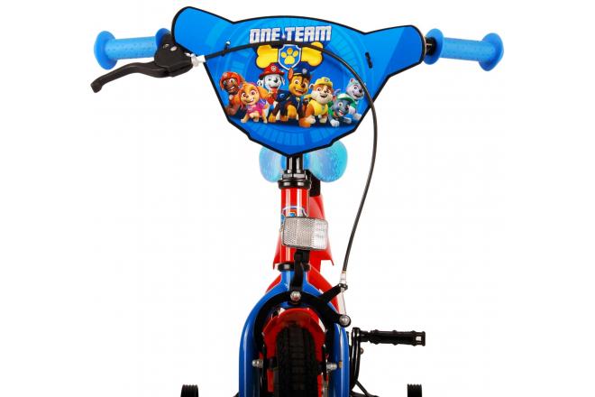 Rower dziecięcy Paw Patrol - chłopcy - 14 cali - czerwony/niebieski