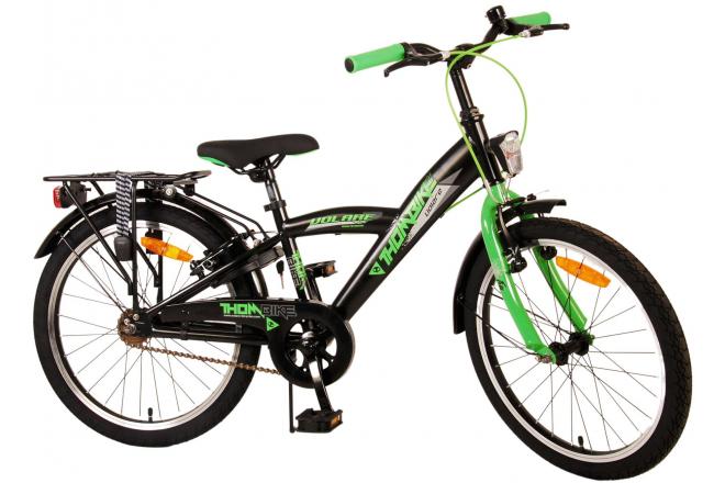 Rower dziecięcy Volare Thombike - Chłopcy - 20 cali - Czarny Zielony - Hamulce dwuręczne