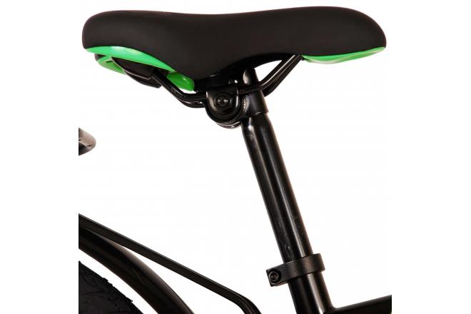 Rower dziecięcy Volare Thombike - Chłopcy - 24 cale - Black Green - Dwa hamulce ręczne