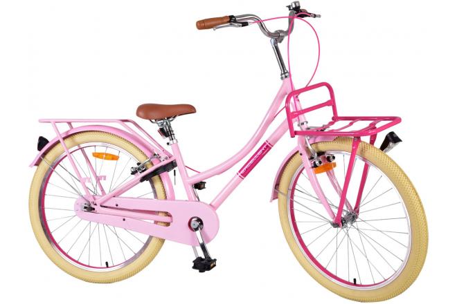 Rower dziecięcy Volare Excellent - Dziewczyny - 24 cale - Różowy - Dwa hamulce ręczne