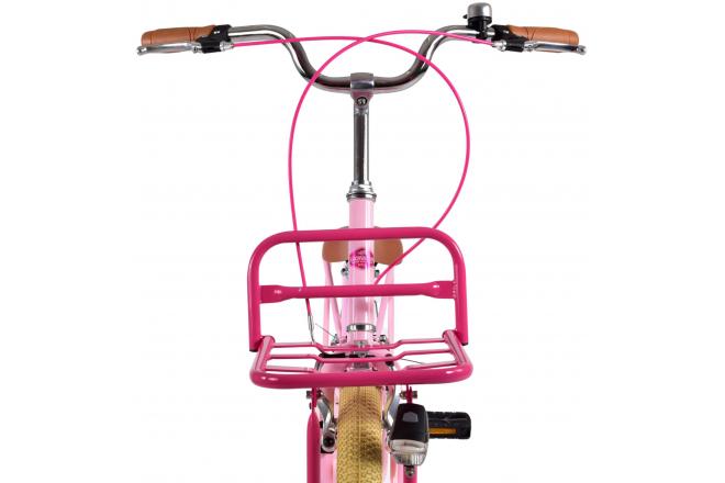 Rower dziecięcy Volare Excellent - Dziewczyny - 24 cale - Różowy - Dwa hamulce ręczne