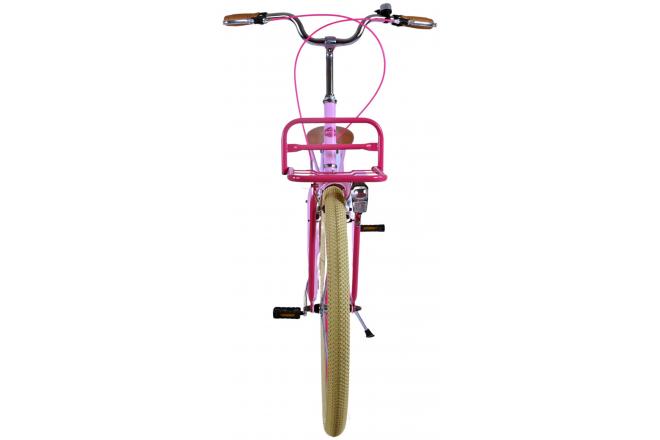 Rower dziecięcy Volare Excellent - dziewczęcy - 26 cali - różowy - dwa hamulce ręczne