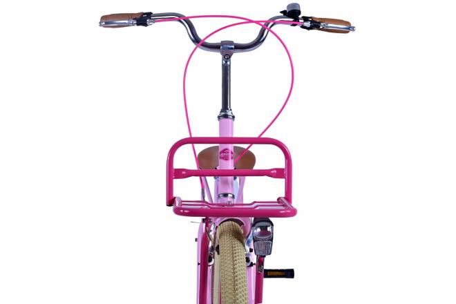 Rower dziecięcy Volare Excellent - dziewczęcy - 26 cali - różowy - dwa hamulce ręczne