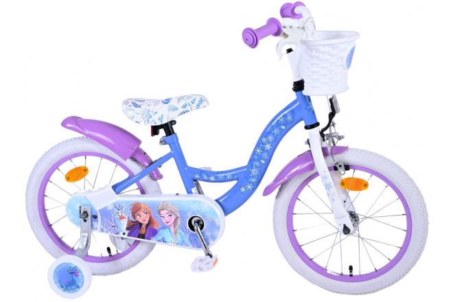 Rower dziecięcy Disney Frozen 2 - Dziewczęce - 16 cali - Niebieski / Fioletowy