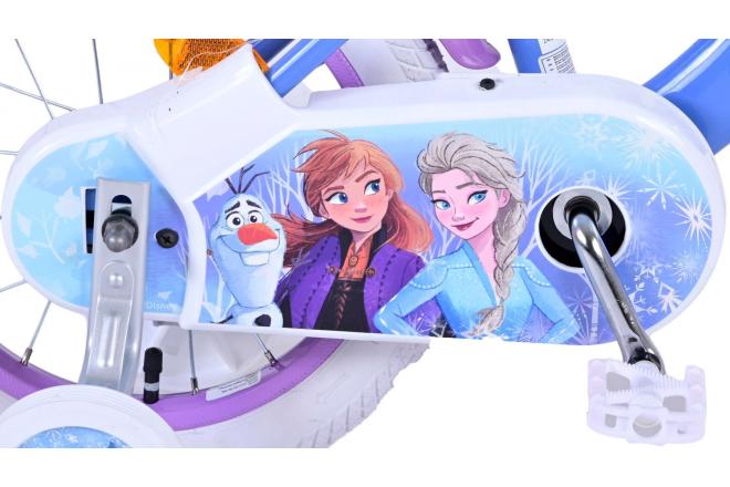 Rower dziecięcy Disney Frozen 2 - Dziewczęce - 14 cali - Niebieski / Fioletowy