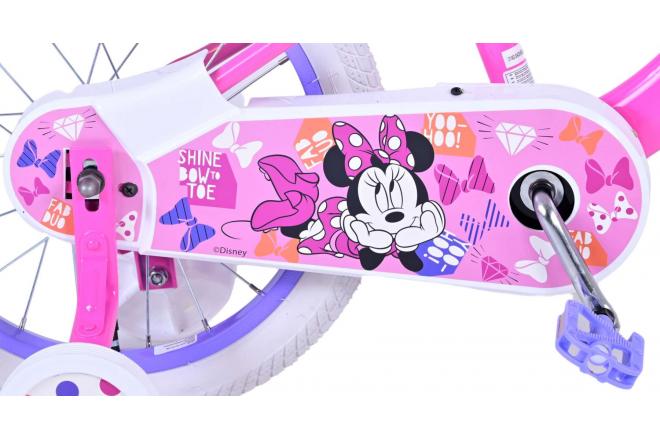 Rower dziecięcy Disney Minnie Cutest Ever! - Dziewczęce - 16 cali -  Różowy