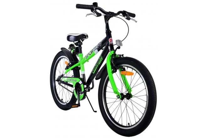 Rower dziecięcy Volare Sportivo - chłopcy - 20 cali - zielony - dwa hamulce ręczne