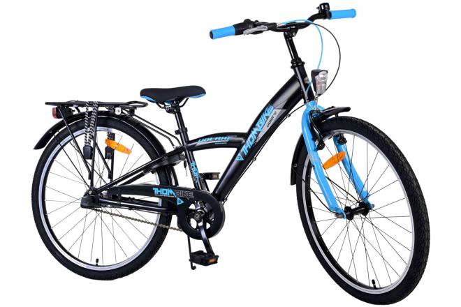 Rower dziecięcy Volare Thombike - Boys - 24 cale - Black Blue - 3 biegi