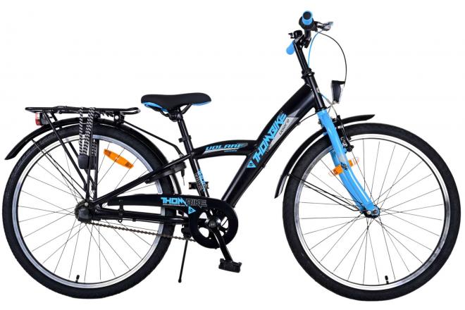 Rower dziecięcy Volare Thombike - Boys - 24 cale - Black Blue - 3 biegi