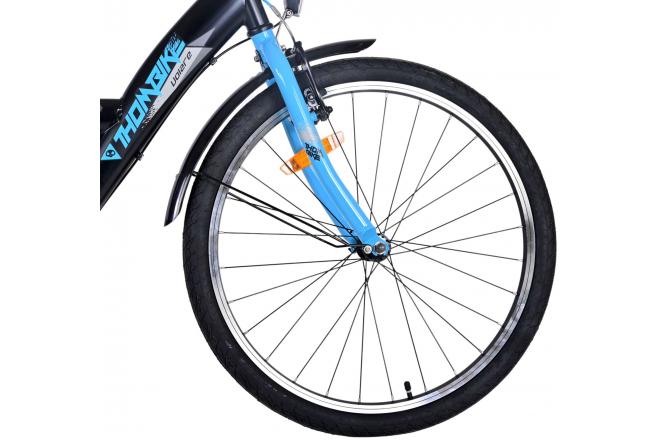 Rower dziecięcy Volare Thombike - Boys - 24 cale - Black Blue - 3 biegi