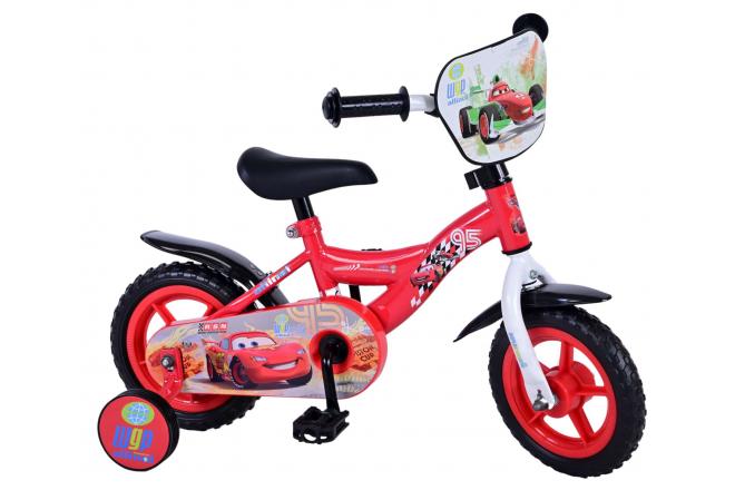 Rower dziecięcy Disney Cars - chłopięcy - 10 cali - czerwony - Stała przekładnia
