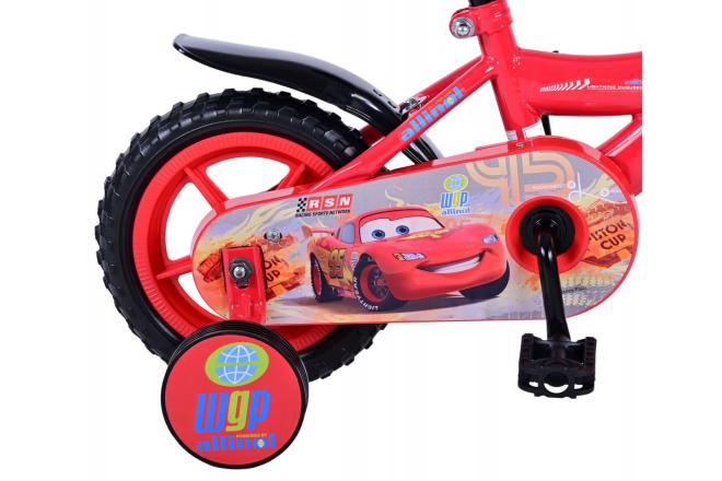 Rower dziecięcy Disney Cars - chłopięcy - 10 cali - czerwony - Stała przekładnia