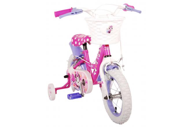Disney Minnie Cutest Ever! Rower dziecięcy - Dziewczynki - 12 cali - Różowy - Dwa hamulce ręczne
