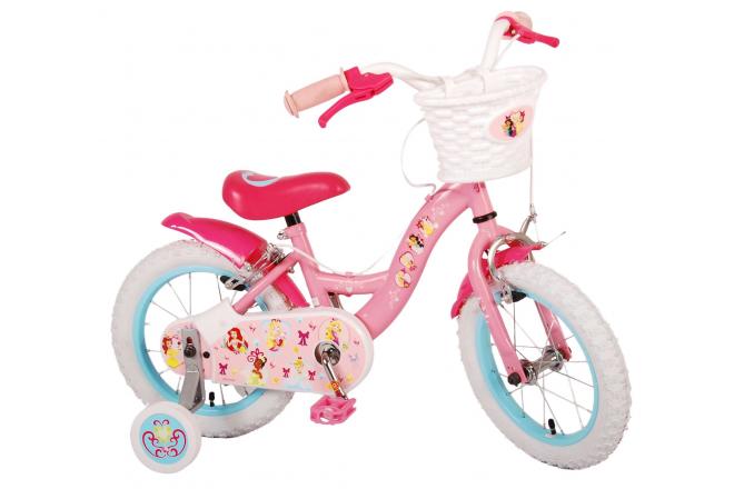 Rower dziecięcy Disney Princess - Dziewczynki - 14 cali - Różowy - Dwa hamulce ręczne