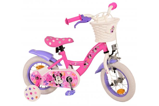 Rower dziecięcy Minnie - Dziewczynki - 12 cali - Różowy