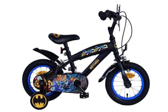 Rower dziecięcy Batman - Chłopcy - 12 cali - Czarny - Dwa hamulce ręczne
