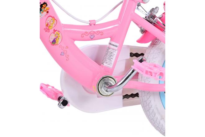 Rower dziecięcy Disney Princess - Dziewczynki - 12 cali - Różowy - Dwa hamulce ręczne