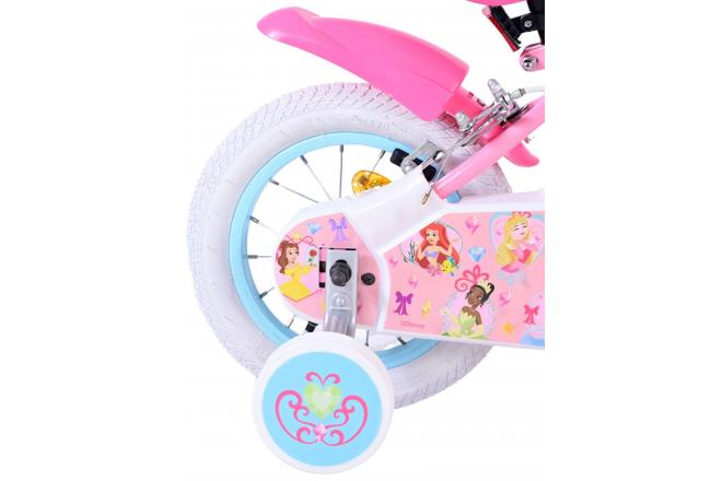 Rower dziecięcy Disney Princess - Dziewczynki - 12 cali - Różowy - Dwa hamulce ręczne