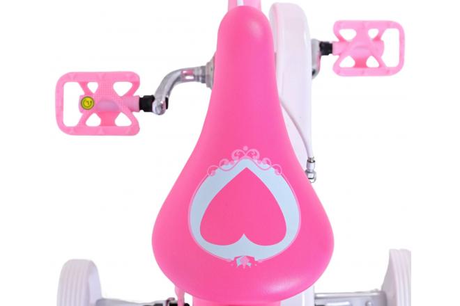 Rower dziecięcy Disney Princess - Dziewczynki - 12 cali - Różowy - Dwa hamulce ręczne