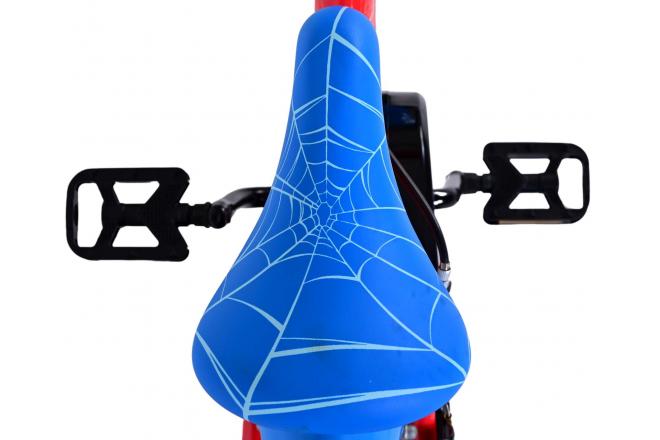 Rower dziecięcy Ultimate Spider-Man - chłopcy - 14 cali - niebieski/czerwony - dwa hamulce ręczne