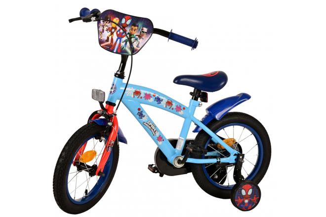 Rower dziecięcy Spidey - chłopcy - 14 cali - niebieski