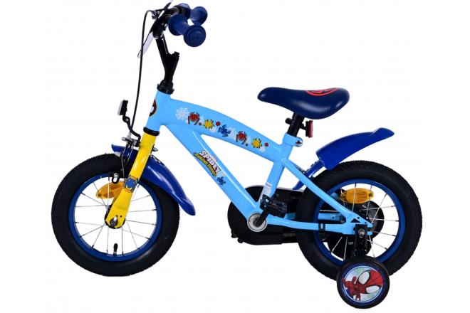 Rower dziecięcy Spidey - chłopięcy - 12 cali - niebieski