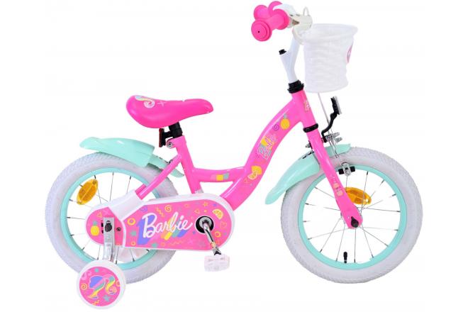 Rower dziecięcy Barbie - Dziewczynki - 14 cali - Różowy