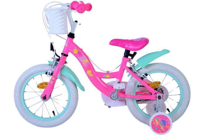 Rower dziecięcy Barbie - Dziewczynki - 14 cali - Różowy - Dwa hamulce ręczne