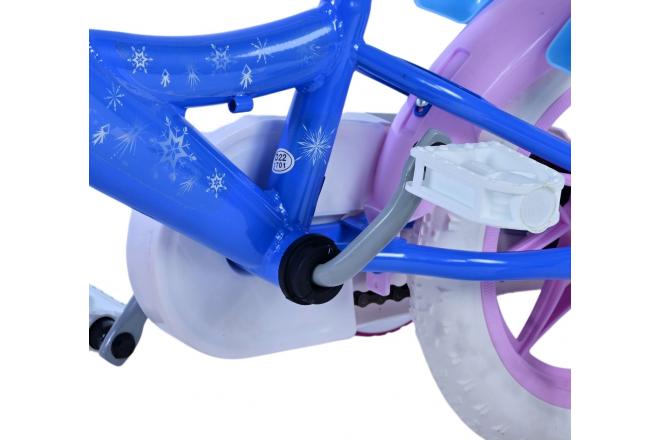 Rower dziecięcy Disney Frozen - Dziewczynki - 12 cali - Niebieski