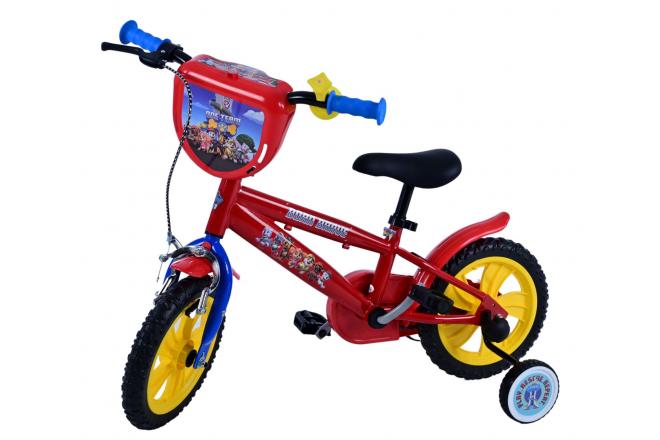 Rower dziecięcy Paw Patrol - Chłopcy - 12 cali - Czerwony