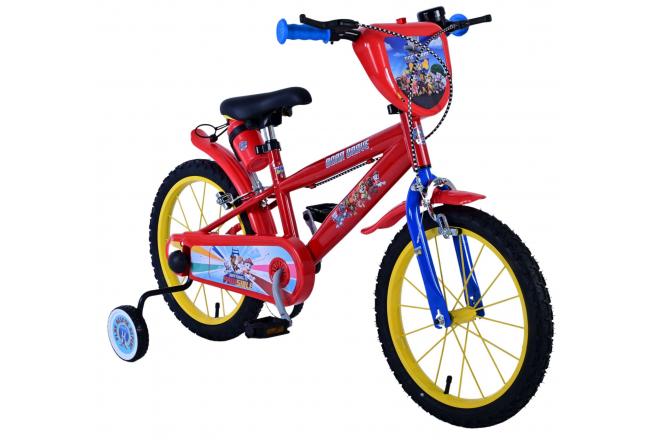 Rower dziecięcy Paw Patrol - Chłopcy - 16 cali - Czerwony - Dwa hamulce ręczne