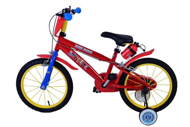 Rower dziecięcy Paw Patrol - Chłopcy - 16 cali - Czerwony - Dwa hamulce ręczne