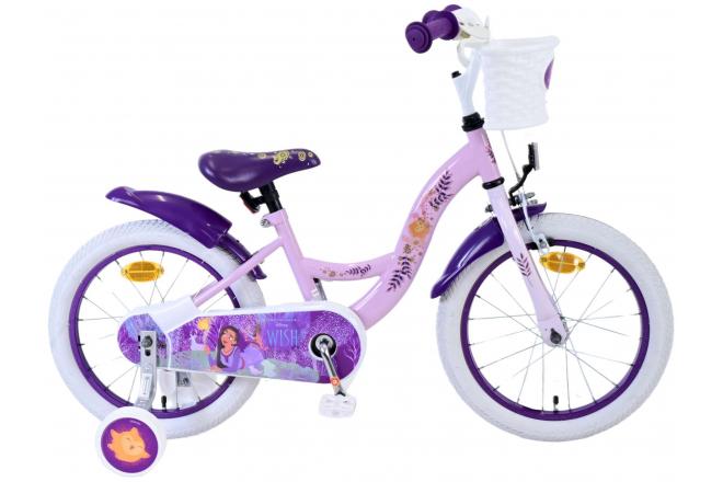 Rower dziecięcy Disney Wish - Dziewczynki - 16 cali - Fioletowy
