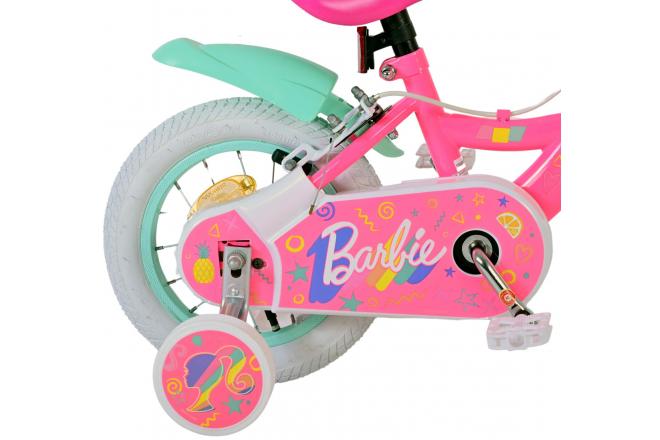 Rower dziecięcy Barbie - Dziewczynki - 12 cali - Różowy - Dwa hamulce ręczne