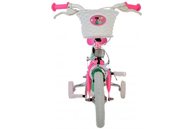 Rower dziecięcy Barbie - Dziewczynki - 12 cali - Różowy - Dwa hamulce ręczne