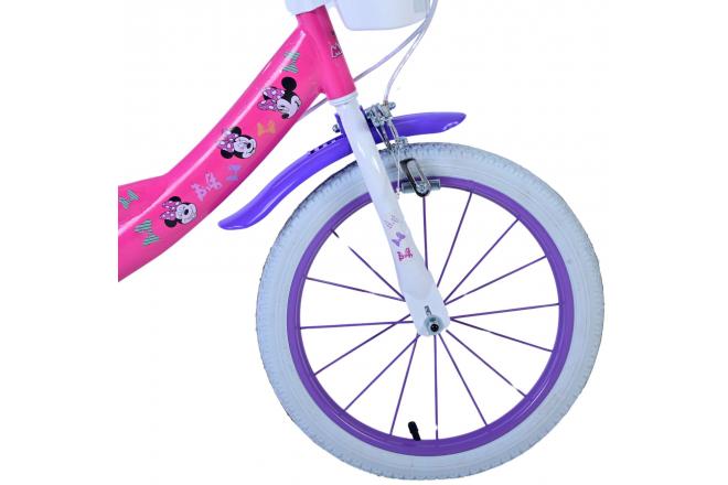 Rower dziecięcy Minnie Cutest Ever! - Dziewczynki - 16 cali - Różowy - Dwa hamulce ręczne
