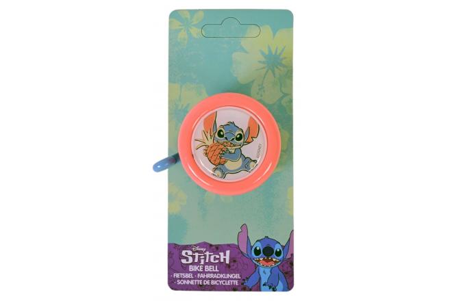 Dzwonek rowerowy Disney Stitch - koralowy niebieski / pomarańczowy