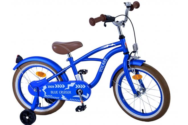 Rower dziecięcy Volare Blue Cruiser - chłopięcy - 16 cali - niebieski