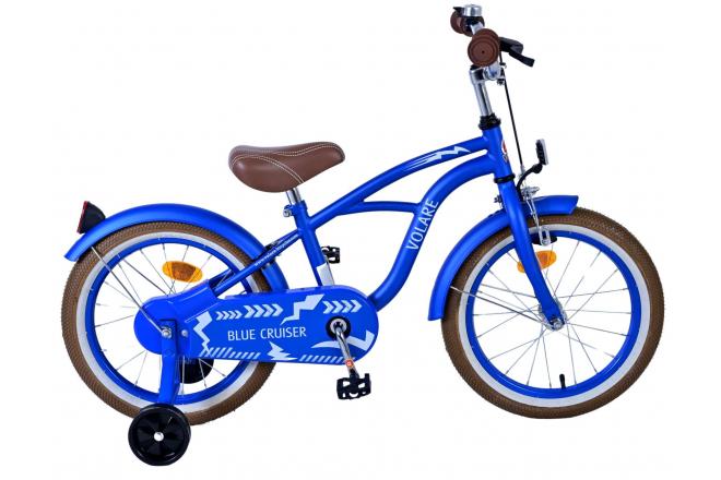 Rower dziecięcy Volare Blue Cruiser - chłopięcy - 16 cali - niebieski