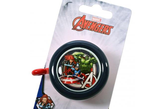 Dzwonek rowerowy Avengers - chłopcy - czerwony