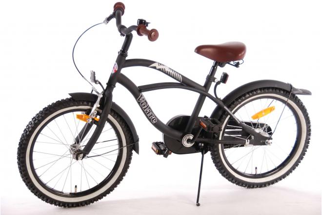 Rower dziecięcy Volare Black Cruiser - Chłopcy - 18 cali - Czarny - 95% zmontowane