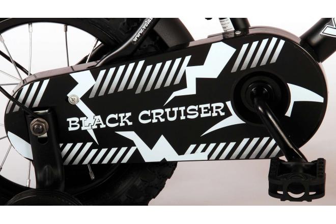 Rower dla dzieci Volare Black Cruiser - Chłopcy - 12 cali - Czarny