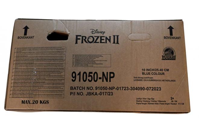 Rower dziecięcy Disney Frozen 2 - Dziewczęce - 10 cali - Niebieski / Fioletowy - Stała przekładnia