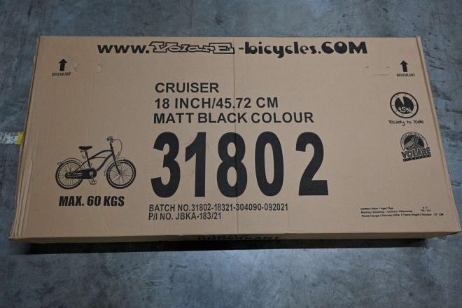 Rower dziecięcy Volare Black Cruiser - Chłopcy - 18 cali - Czarny - 95% zmontowane