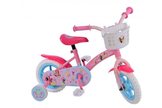Disney Princess Kinderfiets - Meisjes - 10 inch - Roze/Wit