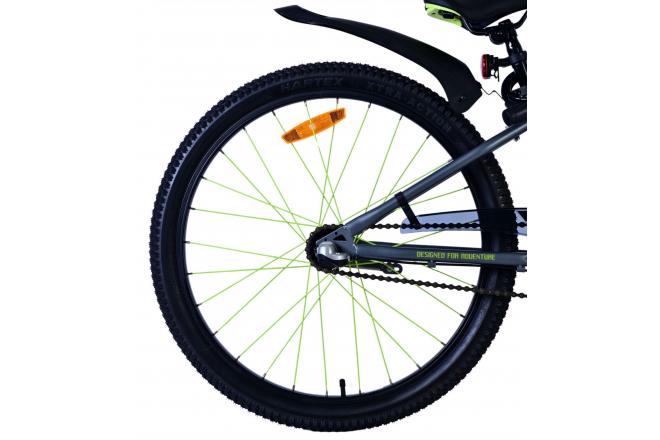 Rower dziecięcy Volare Rocky - 24 cale - Zielony - Shimano Nexus 3 biegi
