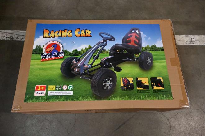 Samochód wyścigowy Volare Go Kart - chłopcy - duże - opony pneumatyczne