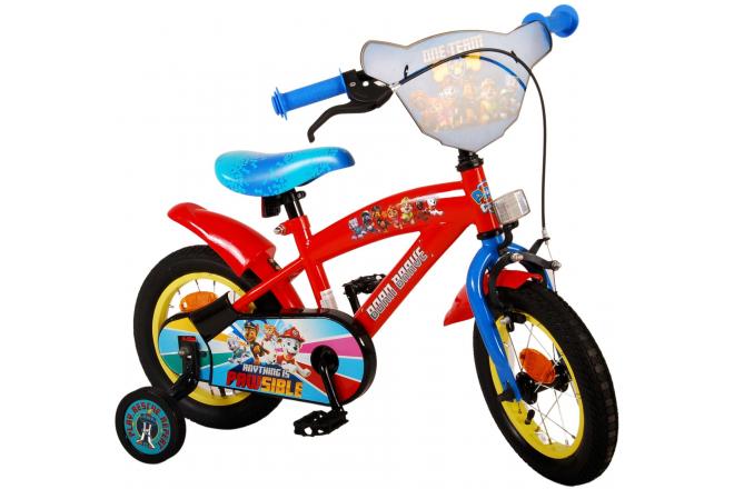 Rower dziecięcy Paw Patrol - Chłopcy - 12 cali - Czerwony / Niebieski [CLONE]
